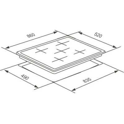 Варочная панель MEFERI MIH905BK POWER индукционная Варочная панель MEFERI MIH905BK POWER индукционная