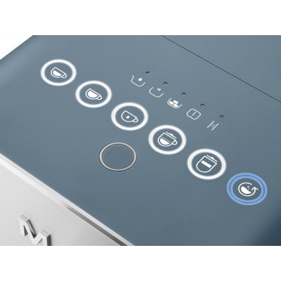 Кофемашина автоматическая SMEG BCC13SBMEU синий шторм матовый Кофемашина автоматическая SMEG BCC13SBMEU синий шторм матовый