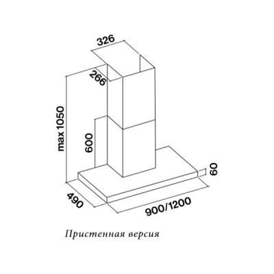 Вытяжка Falmec PLANE BLACK 90 (PLUS) Вытяжка Falmec PLANE BLACK 90 (PLUS)