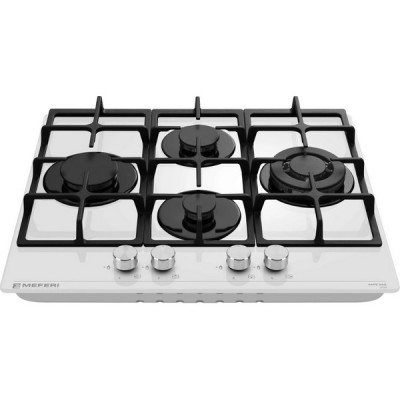 Варочная панель MEFERI MGH604WH GLASS ULTRA газовая Варочная панель MEFERI MGH604WH GLASS ULTRA газовая
