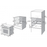 Духовой шкаф с функцией СВЧ Kuppersberg HK 616 Black