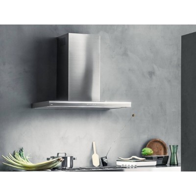 Вытяжка Falmec LUMINA NRS ISOLA GLASS STEEL 90 Вытяжка Falmec LUMINA NRS ISOLA GLASS STEEL 90