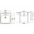 Мойка Ukinox Стандарт STD500.500 -4C 0C- Мойка Ukinox Стандарт STD500.500 -4C 0C-