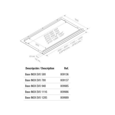 Вытяжка Pando EVO/780 INOX V.1050 ECO PLUS Вытяжка Pando EVO/780 INOX V.1050 ECO PLUS