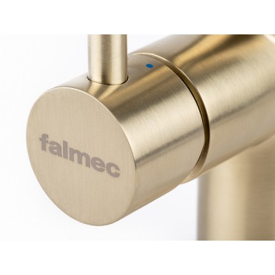 Смеситель Falmec TREVI ROUND PVD BRUSHED PALE GOLD Смеситель Falmec TREVI ROUND PVD BRUSHED PALE GOLD