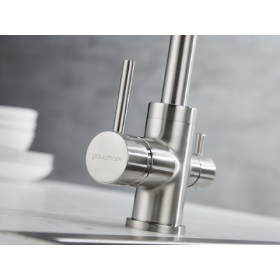 Смеситель Paulmark Essen Es213211-NI, никель Смеситель Paulmark Essen Es213211-NI, никель