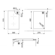 Варочная панель SMEG SI5322B индукционная