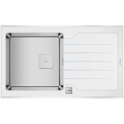 Мойка Teka Diamond RS15 1B 1D 86 белое стекло (115100012)