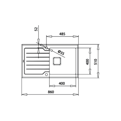 Мойка Teka Diamond RS15 1B 1D 86 белое стекло (115100012) Мойка Teka Diamond RS15 1B 1D 86 белое стекло (115100012)