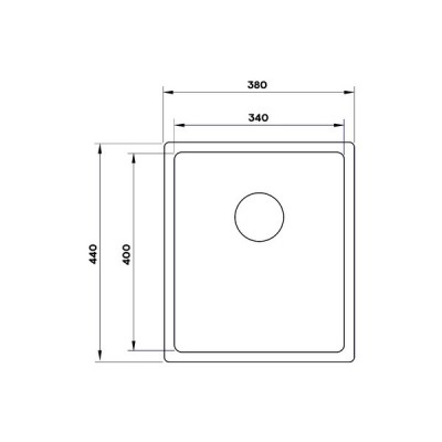 Мойка "Longran" Techno TEB340.400 -GT10P Мойка "Longran" Techno TEB340.400 -GT10P