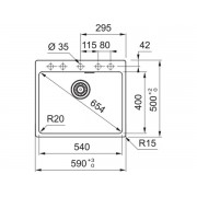Мойка Franke MRG 610-54, полярный белый, вент-автомат (114.0696.193)