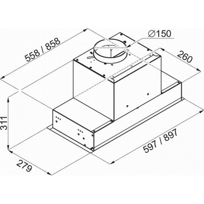 Вытяжка MAUNFELD FANTASY 90 белый Вытяжка MAUNFELD FANTASY 90 белый