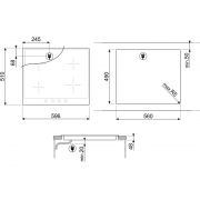 Варочная панель SMEG P864AO электрическая