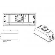 Вытяжка Falmec BUILT-IN BURANO 70 INOX