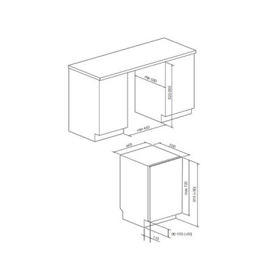 Посудомоечная машина GRAUDE VG 45.1 Посудомоечная машина GRAUDE VG 45.1