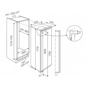 Морозильная камера Kuppersbusch FG 8550.0i встраиваемая