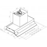 Вытяжка Pando TIL-2/100 INOX V.830 ECS