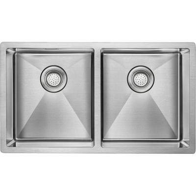 Мойка Paulmark Dopplet PM507844-BS, брашированная нерж.сталь Мойка Paulmark Dopplet PM507844-BS, брашированная нерж.сталь