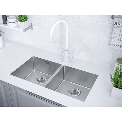 Мойка Paulmark Dopplet PM507844-BS, брашированная нерж.сталь Мойка Paulmark Dopplet PM507844-BS, брашированная нерж.сталь