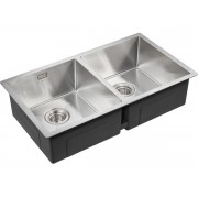 Мойка Paulmark Dopplet PM507844-BS, брашированная нерж.сталь