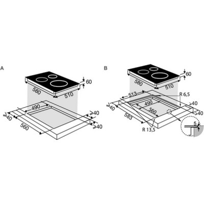 Варочная панель De Dietrich DPI7574XP индукционная Варочная панель De Dietrich DPI7574XP индукционная