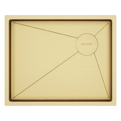 Мойка Paulmark Next-skew 540 PM885444-BG, брашированное золото Мойка Paulmark Next-skew 540 PM885444-BG, брашированное золото