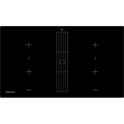 Варочная панель Kuppersbusch KMI 9850.0 SR Black Velvet индукционная с вытяжкой Варочная панель Kuppersbusch KMI 9850.0 SR Black Velvet индукционная с вытяжкой