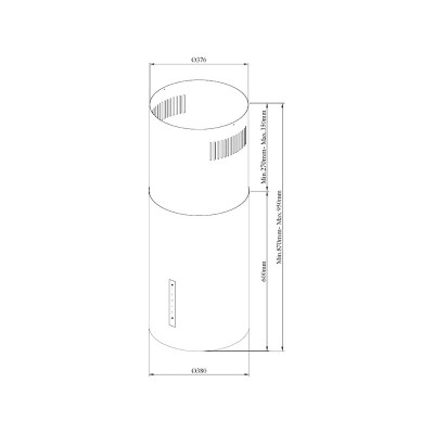Вытяжка Korting KHA 39970 N Cylinder Вытяжка Korting KHA 39970 N Cylinder