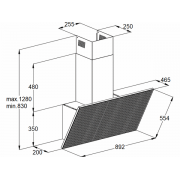 Вытяжка MAUNFELD FRANTA 90 золотой