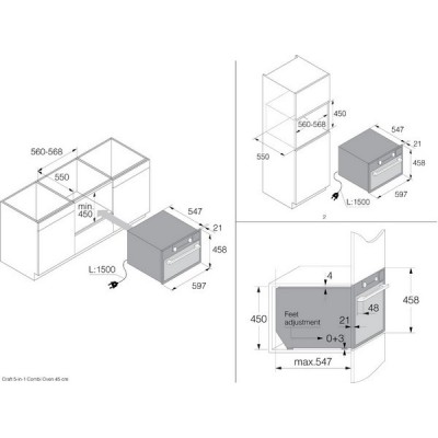 Духовой шкаф ASKO OCSM8487S компактный с паром и СВЧ Духовой шкаф ASKO OCSM8487S компактный с паром и СВЧ