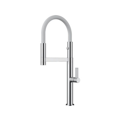 Смеситель Omoikiri Osaka-C-WH латунь/хром/белый (4994332) Смеситель Omoikiri Osaka-C-WH латунь/хром/белый (4994332)