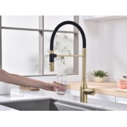 Смеситель Paulmark Magneto One Ma213188-LG, светлое золото