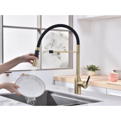 Смеситель Paulmark Magneto One Ma213188-LG, светлое золото Смеситель Paulmark Magneto One Ma213188-LG, светлое золото