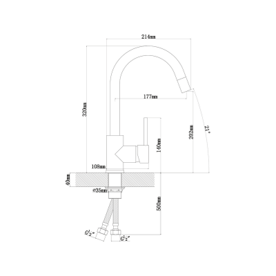 Смеситель Florentina Альфа капучино Смеситель Florentina Альфа капучино