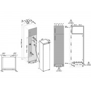Встраиваемый морозильник KRONA GRETEL FNF