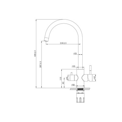 Смеситель Ukinox UM2194 - 26 Смеситель Ukinox UM2194 - 26
