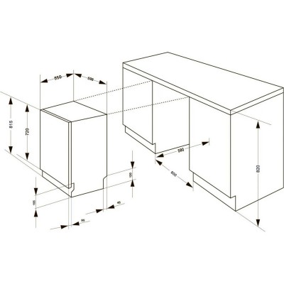 Посудомоечная машина MEFERI MDW6062 LIGHT Посудомоечная машина MEFERI MDW6062 LIGHT