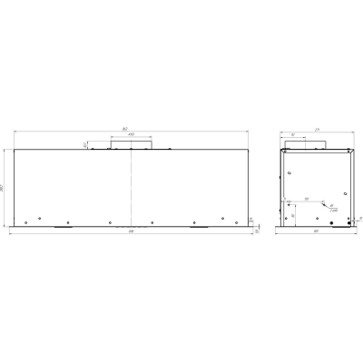 Вытяжка Elikor Cube 90П-1000-Э4Д белый SM/белый Вытяжка Elikor Cube 90П-1000-Э4Д белый SM/белый