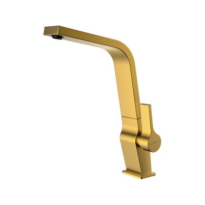 Смеситель Teka ICC 915 PVD покрытие/матовое золото (116030006) Смеситель Teka ICC 915 PVD покрытие/матовое золото (116030006)