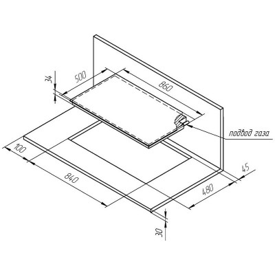 Варочная панель Kuppersberg FV9TGRZ ANT Silver газовая Варочная панель Kuppersberg FV9TGRZ ANT Silver газовая