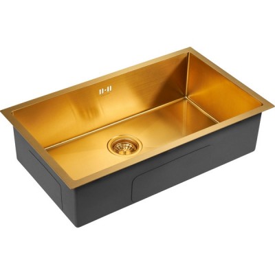 Мойка Paulmark Valde PM217444-BG, брашированное золото Мойка Paulmark Valde PM217444-BG, брашированное золото