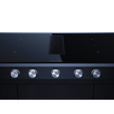 Варочная панель Kuppersbusch KMI 9850.1 SR-E Black Velvet индукционная с вытяжкой Варочная панель Kuppersbusch KMI 9850.1 SR-E Black Velvet индукционная с вытяжкой