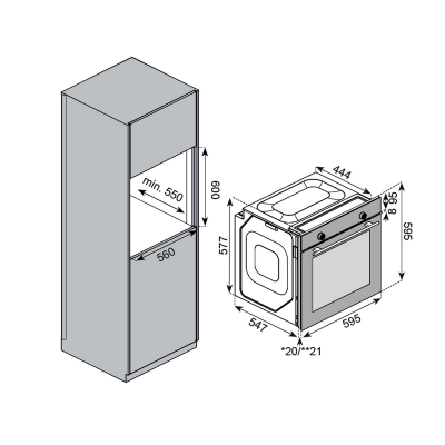 Духовой шкаф Kuppersberg HF 607 BX Духовой шкаф Kuppersberg HF 607 BX