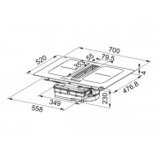 Варочная панель Franke FSM 7081 HI (340.0705.229) индукционная с вытяжкой