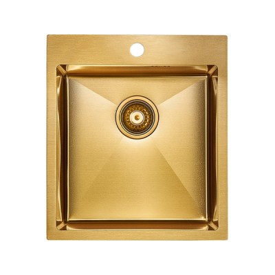 Мойка Paulmark Favor PM214551-BG, брашированное золото Мойка Paulmark Favor PM214551-BG, брашированное золото