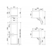 Холодильник SMEG FAB32RBL5