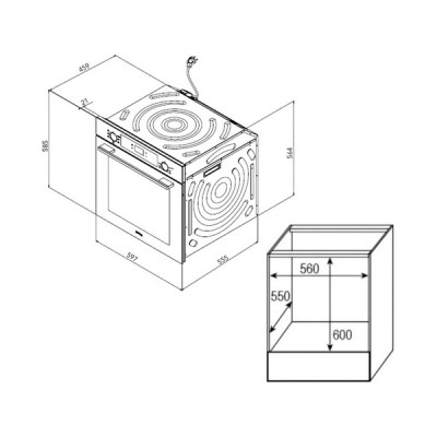 Духовой шкаф Korting OKB 6071 CBX Духовой шкаф Korting OKB 6071 CBX