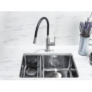 Смеситель Omoikiri Yatomi-BN-BL латунь/нержавеющая сталь/черный (4994247)