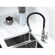 Смеситель Omoikiri Yatomi-BN-BL латунь/нержавеющая сталь/черный (4994247)