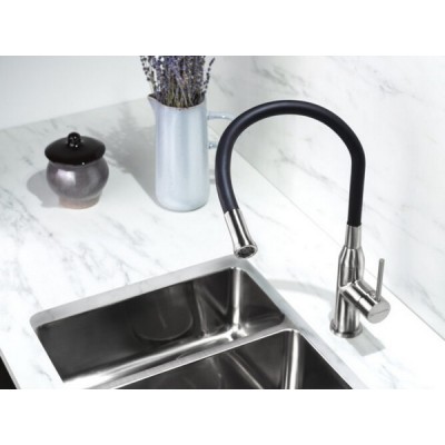 Смеситель Omoikiri Yatomi-BN-BL латунь/нержавеющая сталь/черный (4994247) Смеситель Omoikiri Yatomi-BN-BL латунь/нержавеющая сталь/черный (4994247)